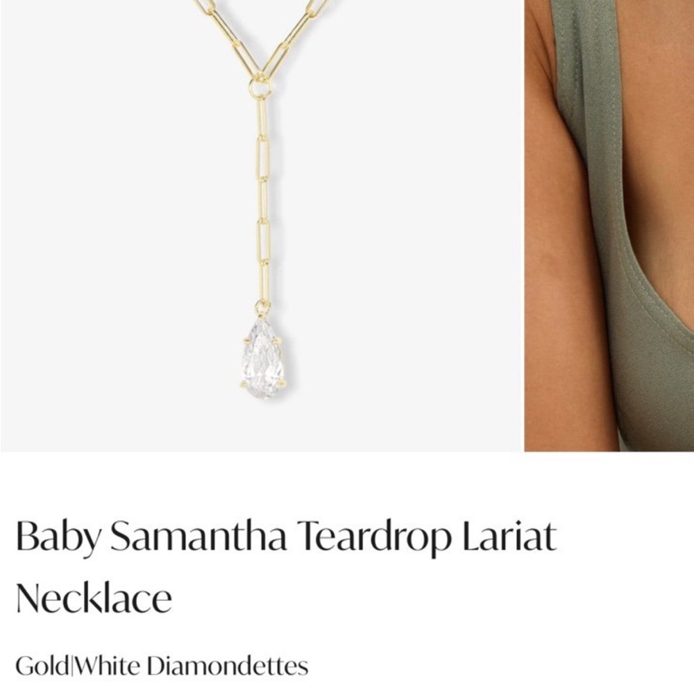 Melinda Maria Baby Samantha Teardrop Lariat